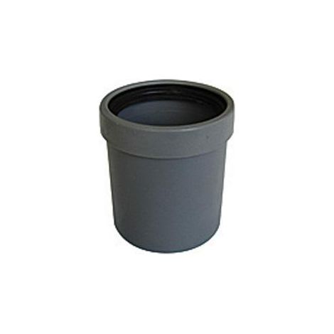 Blanc Habitat – Raccord d'évacuation PVC femelle 40mm – Manchon avec joint à lèvre – Emboîtement facile pour installations sanitaires (1/2)