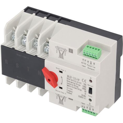 NLQ3-125/4P AC110V USV, duales Netzteil, automatischer Umschalter, 100-A-Stromkreis, Schnellschaltregler, Millisekunden-Umschaltung, Netzmodell (1/5)