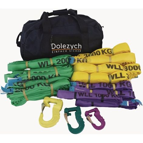 DOLEZYCH Rundschlingen-Set Profi 15-teilig