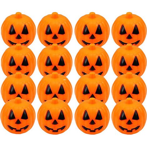 Sollbry 24boîtes à friandises en forme de citrouille pour le jeu de chasse au trésor d'Halloween,boîtes à friandises en forme de citrouille pour la fête (1/5)
