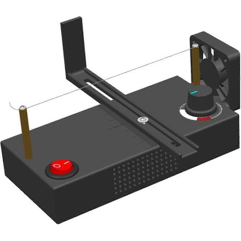 Kleine Bandschneidemaschine für handgefertigte Haaraccessoires, Baumwollbandschneider, Absaugventilator, EU-Stecker (1/5)