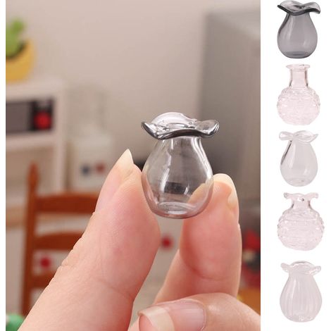 Vase En Verre - Emballage Pour Souvenirs Félin - Pour Poils De Chat Ou Moustaches - Usage Décoratif Ou Commémoratif - 12 x 7 x 7 cm (1/5)