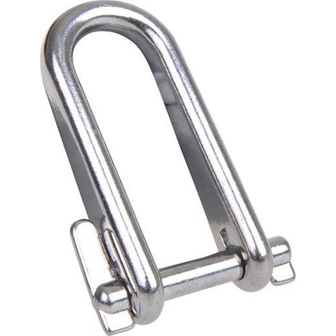 Manille de clé 6mm. A4 RVS AISI 316. 1.850 daN