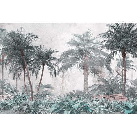 Papier peint panoramique - Forêt Tropicale - 130 cm x 87 cm (1/2)