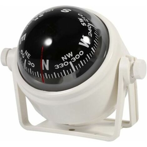 Boussole Multifonction Réglable Compas de Navigation Voyage Support Tableau de Bord pour Voiture Mer Marin Bateaux (1/5)