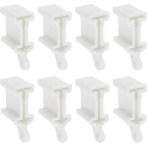 8-Piece End Stops for Curved Curtain Track, Folding Fittings and End Caps (1/5)
