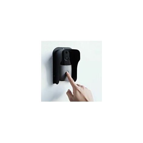 Protection Pour Sonnette Extérieure - Couvercle Anti-Pluie En Acier Inoxydable - Compatible Avec Sonnettes Vidéo Et Sans Fil - 1 Pièce (1/4)
