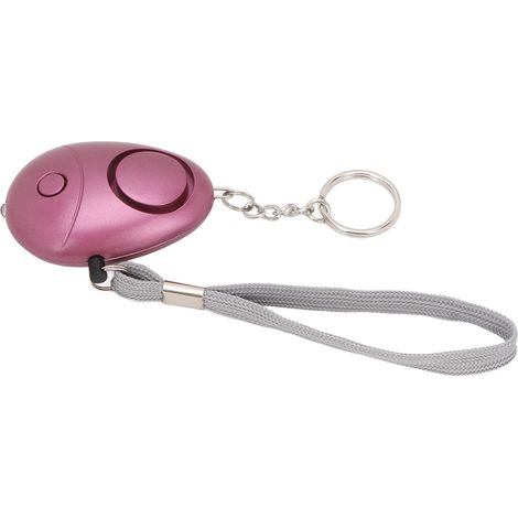 Alarme personnelle portable Safe Sound 130 dB avec voyants LED pour femmes, hommes, enfants et personnes âgées (violet). (1/5)