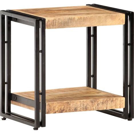 Maison Exclusive - Tavolino 40x30x50 cm in Legno Massello di Mango Grezzo (1/5)