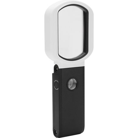 Loupe de poche TH-7018FX avec éclairage LED, pliable, grossissement 10x/25x (1/5)