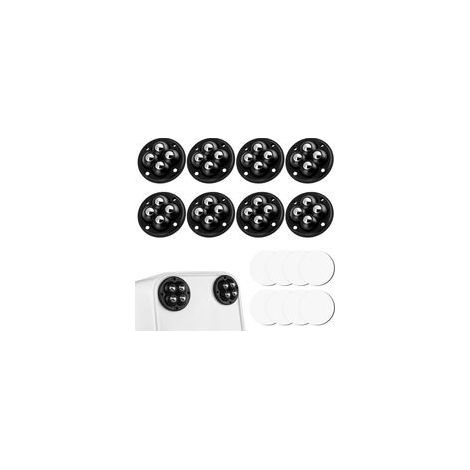 Roulettes Auto Adhésives 8 Pièces, Mini Roulettes Pivotantes 360°, Universelles pour Meubles, Boîtes de Rangement