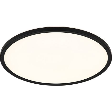 Globo - plafonnier - Sapana - noir - plastique - Ø 42cm - LED - (1/5)