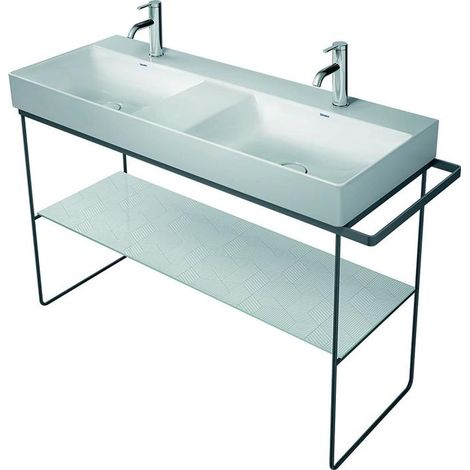 DU Metallkonsole BS DuraSquare f. 235312 höhenverstell. +50mm,HTH li/re,Schw.M. (1/3)