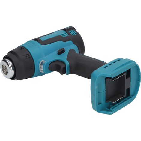 Pistolet à air chaud sans fil 18V, chaleur 2 niveaux, température max 380°C, avec concentrateur réflecteur et buse diffuseur d'air (1/5)