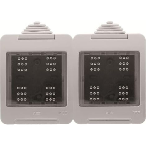 Zenit Boitier étanche IP55 2X2 modules 2CLA329200N1101 ABB N3292