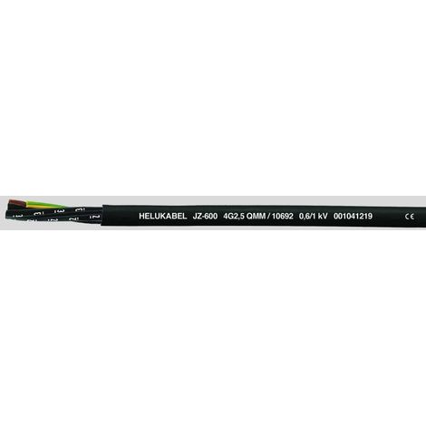 Helukabel OZ-600 Câble de commande 6 x 0.75 mm² noir 10590 100 m R458201