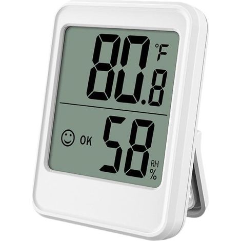 Petit hygromètre numérique, thermomètre d'ambiance, moniteur de température et hygromètre, pour la maison, le bureau (1/5)