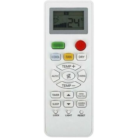 Télécommande universelle pour climatiseur Haier YR-HD01/YL-HD04/YR-HD06/YL-HD02 – Alimentation 2 piles AAA – Fonction refroidissement (1/5)
