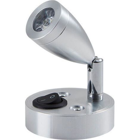 (1 Pièce)12V LED Spot Liseuse Interrupteur Réglable Lumière Chaude Pour RV Type Bateau LED Intérieur Lumières (1/4)