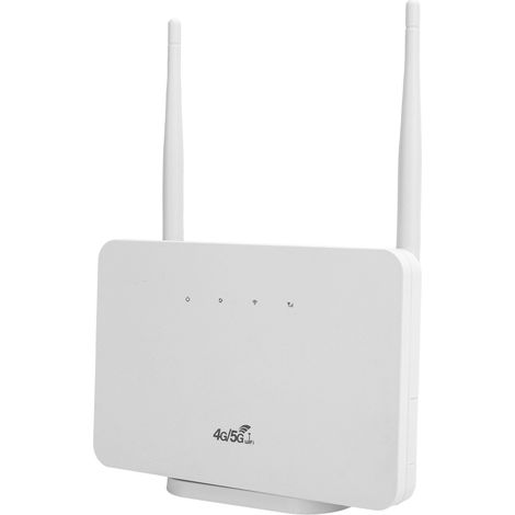 Routeur Wi-Fi 4G portable sans fil avec port WAN/LAN et prise en charge de la carte SIM pour Windows 110-240V (prise UE)