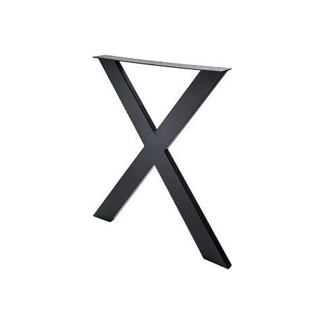 Hettich Tischgestell X 71 x 60 cm Stahl schwarz - 1 Stück Tischgestell (1/2)
