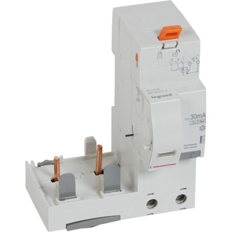 Legrand 410576 Bloque diferencial adaptable dx³ - con tornillos - 2 polos - 230/400 V - 63 A - tipo hpi - 30 mA