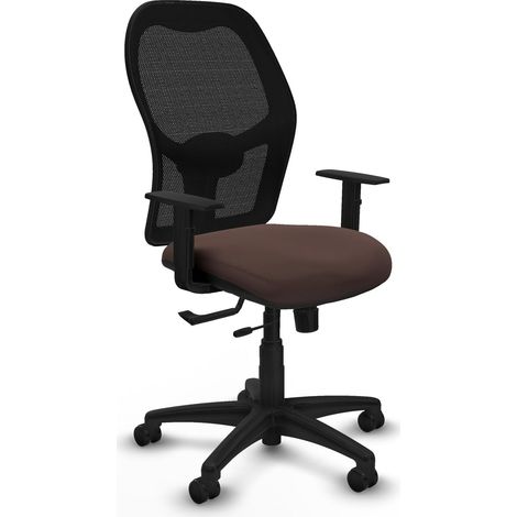 Sedia da ufficio piqueras y crespo Alocén nero tessuto rete (1/2)