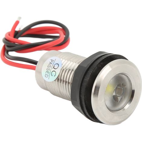 Einbau-Terrassenleuchte 12-24V IP68 Edelstahl 316 blau, LED-Strahler für Treppen, Terrasse, Boden, Pool und Einfahrt (1/5)