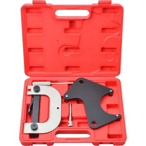 Kit di attrezzi per il bloccaggio della fasatura dell'albero a camme del motore, compatibile con i motori a benzina Renault Clio Laguna 1.4 1.6 1.8 2.0 16V con codici K4J, K4M, F4P e F4R. (1/5)