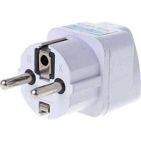 Universeller US/AU-zu-EU-Steckdosenstecker-Reiseadapter mit Netzladegerät