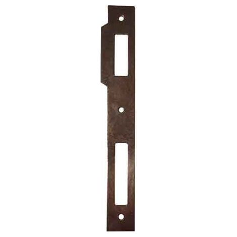 Contropiastra per Serratura Patent Grande Quadra Bonaiti Bronzata (1/2)