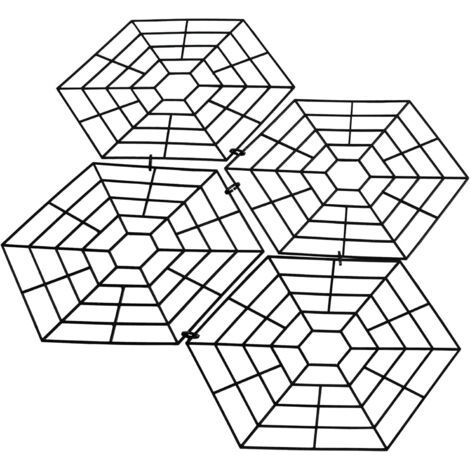 Graticci di protezione per stagni  Set di 20 pezzi  Dimensioni: 26,5x31,5x0,3 cm  Proteggi i tuoi pesci dagli uccelli (1/4)