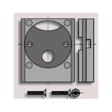 Support LS 40 - tiroir 40 mm somfy (1/2)