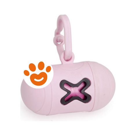 Camon Dog Dispenser Sacchetti Igienici - Rosa - Accessori