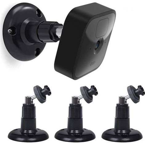 CSPARKV Lot de 3 supports muraux pour tout nouveau Blink intérieur/extérieur Blink XT2 Blink Mini - Support de montage réglable intérieur/extérieur pour caméra de sécurité domestique (1/4)