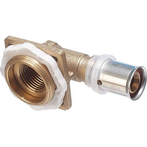 Raccord a sertir p. multi, TH Coude reservoir de chasse encastre 16x2 - 1/2'' - filetage femelle (1/4)