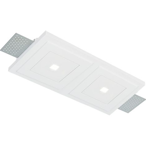 Ideal Lux ZEPHYR Spot encastré blanc 2 LED 2400 lm 3000 K (1/2)