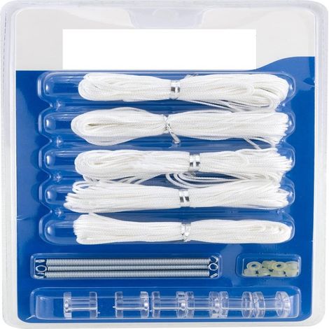 Kit d'accessoires pour stores alvéolaires, ressorts pour stores plissés, pièces de rechange pour cordons de tirage, stores vénitiens de 20 mm.
