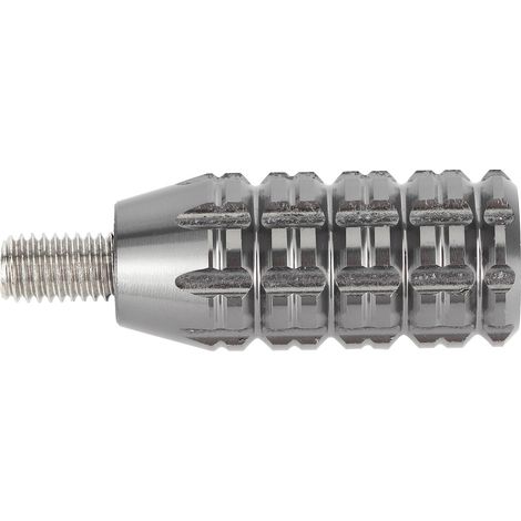 Pédale de Commande de Vitesse Enlarger Foot Peg SL033-Set CNC Alliage Aluminium Gray 45mm pour Triumph Street Scrambler/Bonneville T100 (2016-2020) (1/5)