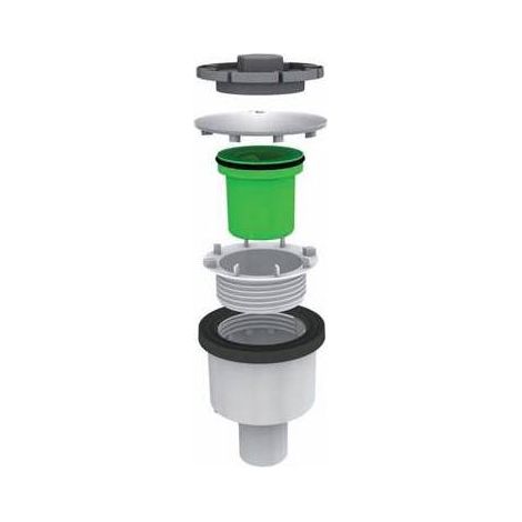 PILETTA "DOCCIONE" FORO 90MM CON COPERCHIO INOX