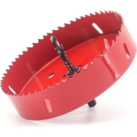 Lntyq Scie Cloche 150mm Avec Foret de Centrage, HSS M42 Couronne Bimétallique Prise pour Bois, Placoplâtre, Plastique et Cloisons Sèches (1/5)