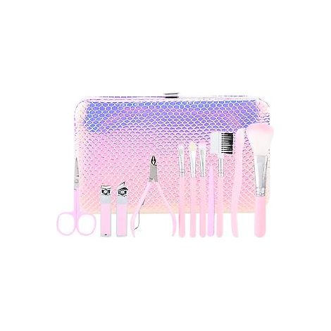 Ensemble de 11 outils de manucure multifonctionnels pour ongles et sourcils (1/5)
