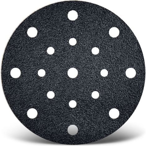 MENZER Black Klett-Schleifscheiben, 150 mm, 17-Loch, f. Exzenterschleifer, Siliciumcarbid (50 Stk.) K40