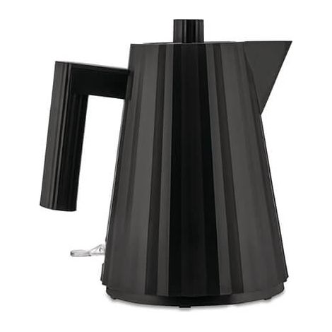 Alessi Plisse Electric 1L Water Kettle Black