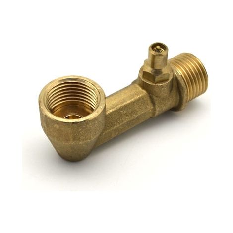 PIPA OTTONE PER ALIMENTATORE ARIA - MINI (1/2)