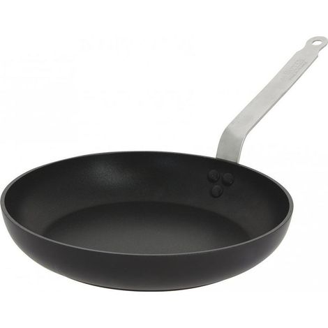 De Buyer Choc Intense Sartén 32 cm Negro Aluminio Forjado