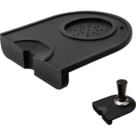 1 Tapis De Tassage En Silicone Antidérapant Pour Tamper Espresso, Accessoire Barista Avec Rangement, Pour Cuisine Et Café (1/5)