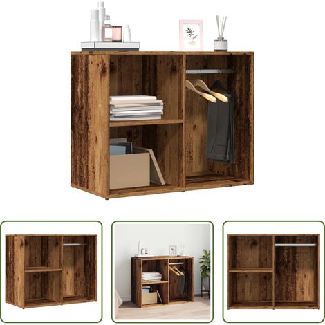 Holz -  Ankleideschrank Altholz 80x40x65 cm Holzwerkstoff (1/5)