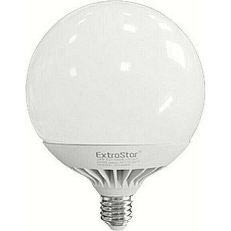 Trade Shop - LAMPE LED GLÜHBIRNE E27 24W 2050LM G130W WARMES LICHT KUGEL WEISS KUGEL -