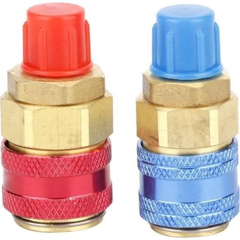 OMABETA Adaptateur R134A Haute Basse Pression Voiture Climatisation (1/4)